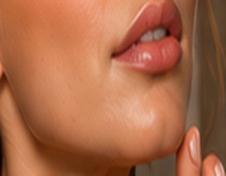 Illustrative beauty and facial care close-up